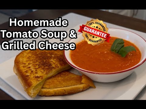 Homemade Tomato Soup And Grilled Cheese
