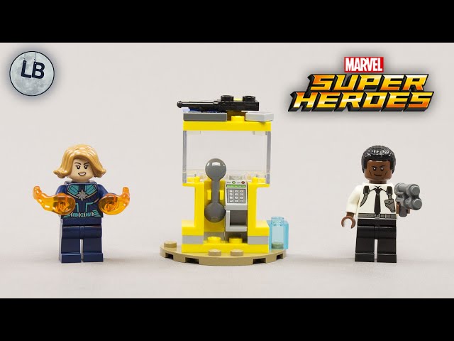 Vídeo relacionado con LEGO Marvel Captain Marvel and Nick Fury Limited Edition Polybag (30453)