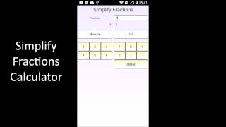 Simplify Fractions Calculator