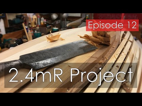 International 2.4mR Sailboat Project - Episode 12 - Fairing the backbone