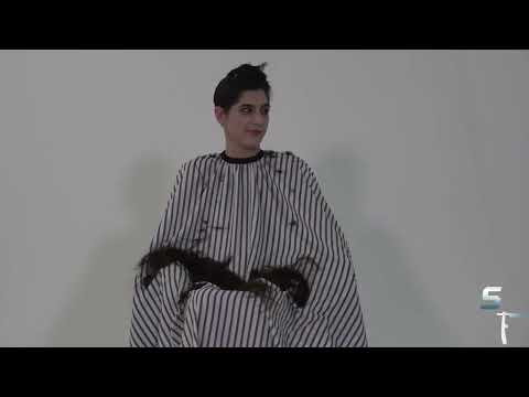 Serena long to bob undercut,  | forced headshave haircut and eye brow|crying haircut part 1