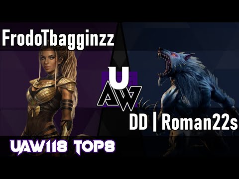 UAW118 Top 8 - FrodoTbagginzz vs. DD | Roman22s [Match 9/15 - Losers Eighths]