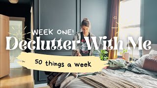 Declutter With Me: WEEK ONE {50 Things Per Week!}
