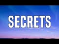 JVKE - SECRETS (Lyrics Video)