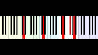 QUEEN - Dear Friends - Piano Tutorial 1 (Tempo Normal)