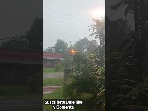 estaba fea la lluvia  ☔️ #itacaruare#misiones#tormentas