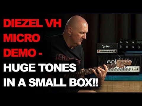 Diezel VH Micro Head  Demo - Huge Tones In A Small Box