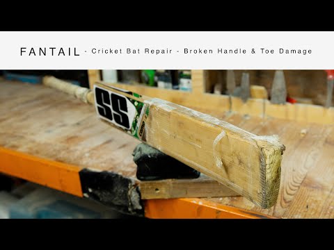 Cricket Bat Repair EP-2  - Broken Handle & Toe Damage