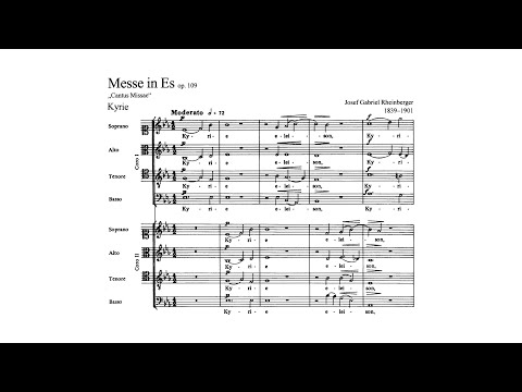 Josef Rheinberger – Mass in E flat major (Cantus Missae)
