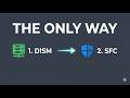 Why SFC Scannow NEVER Works Do This First