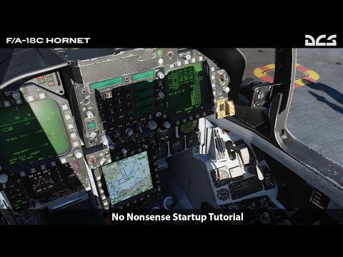 DCS World: F/A-18C No Nonsense Startup Tutorial Including HMD Alignment