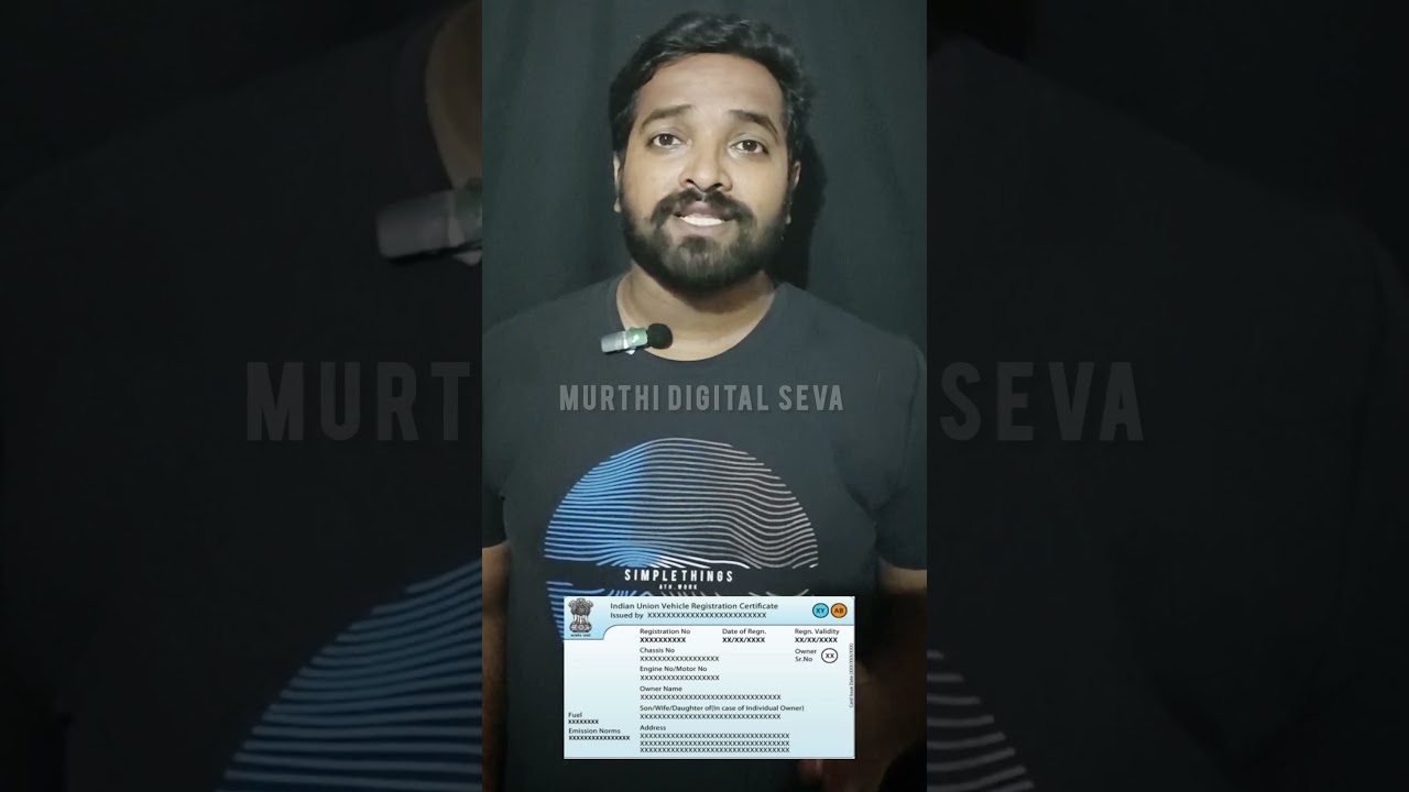 How to download Vehicle RC ? #Shorts #murthidigitalseva #vehiclerc #telugu