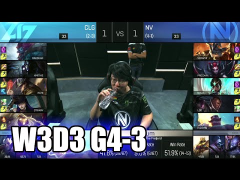 CLG vs Team EnVyUs | Game 3 S6 NA LCS Summer 2016 Week 3 Day 3 | CLG vs NV G3 W3D3 1080p