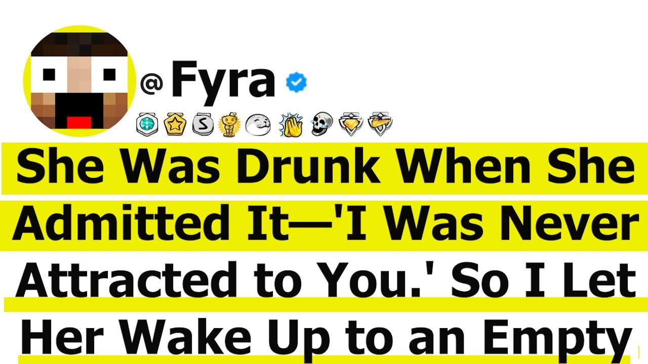 She Was Drunk When She Admitted It—'I Was Never Attracted to You.' So I Let Her Wake Up to an Empty