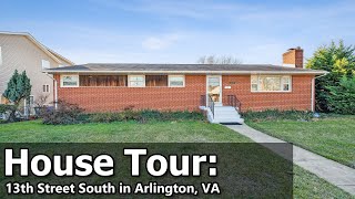 MLS House Tour: 1616 13th Street S in Arlington, VA - Updated Mid-Century in Historic Southgate