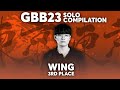 WING 3rd Place Compilation GRAND BEATBOX BATTLE 2023 WORLD LEAGUE