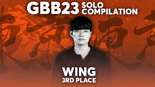 Best drop this year 😯（00:09:56 - 00:13:59） - WING 🇰🇷 | 3rd Place Compilation | GRAND BEATBOX BATTLE 2023: WORLD LEAGUE