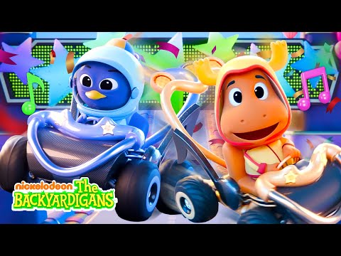 Backyardigans "Racing Day" Song! w/ Pablo, Tyrone & Uniqua | The Backyardigans