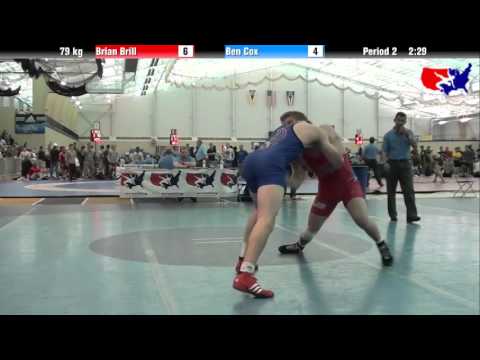 Brian Brill vs. Ben Cox at 2013 ASICS University Nationals - FS