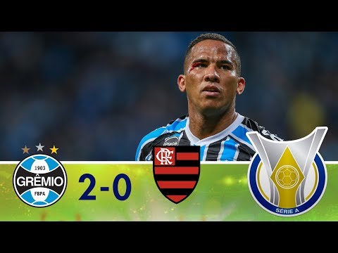 Melhores Momentos - Grêmio 2 x 0 Flamengo - Campeonato Brasileiro (04/08/2018)