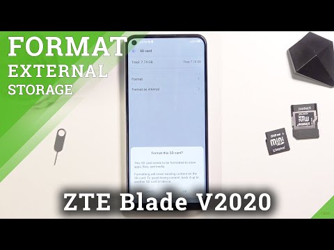 How to Format SD Card in ZTE Blade V2020 – Erase External Storage