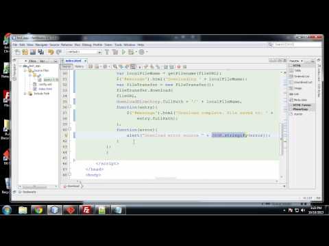 Learn to Build Mobile Apps from Scratch Chapter 19 Download a File