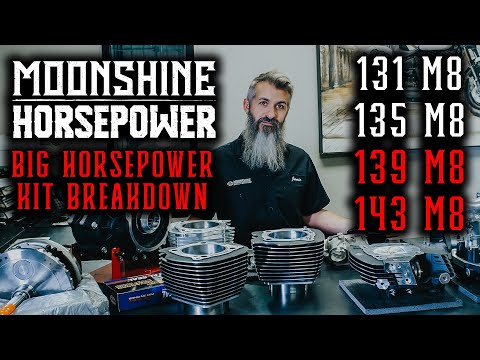 BIG HORSEPOWER Kit Breakdown by Moonshine Horsepower | 131, 135, 139, & 143 MONSTER Horsepower