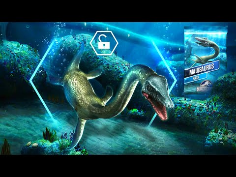 UNLOCK MAUISAURUS X3 LEVEL 40 MAX FULL BATTLE | JURASSIC WORLD THE GAME