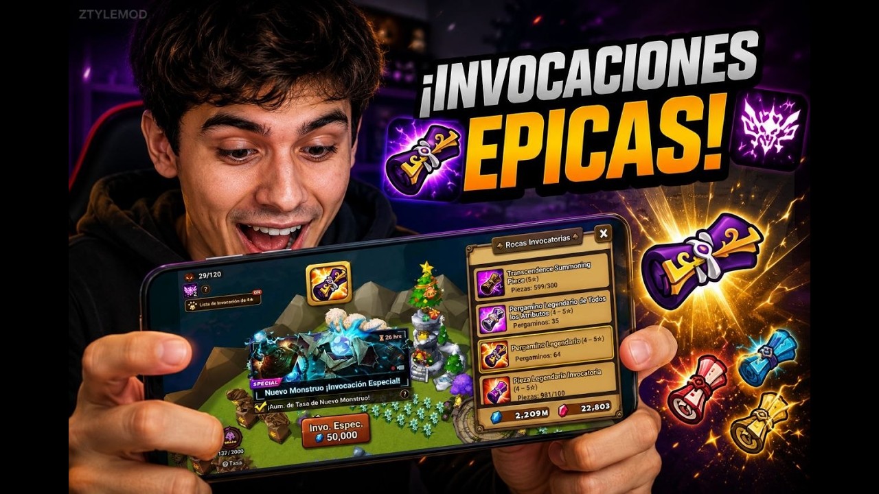 Invocacion Pergaminos Legendarios + Atributos +100