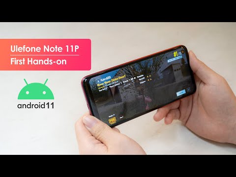 Ulefone Note 11P First Hands-on Video