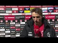 Tim Receveur van Almere City na de nederlaag tegen Jong PSV
