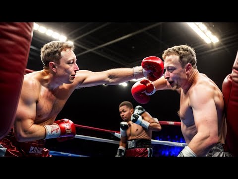 MUSK VS ZUCC | Fight in the Ring | AI made vid