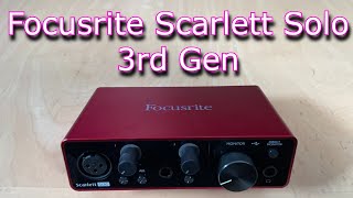 Video thumbnail for How to Setup Up Your Focusrite Scarlett solo 3rd gen Audio Interface 2021 by Dante Armaros Tech