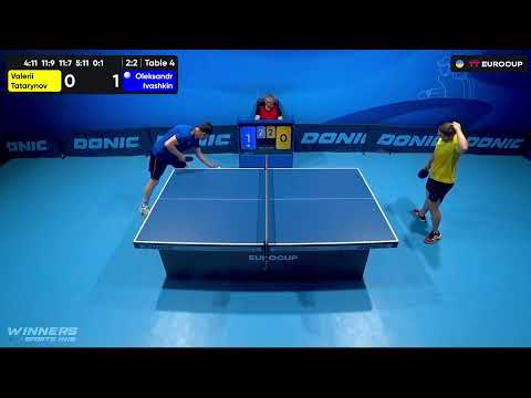 12:25 Valerii Tatarynov - Oleksandr Ivashkin 07.09.2023 TT Euro.Cup Ukraine Star. TABLE 4