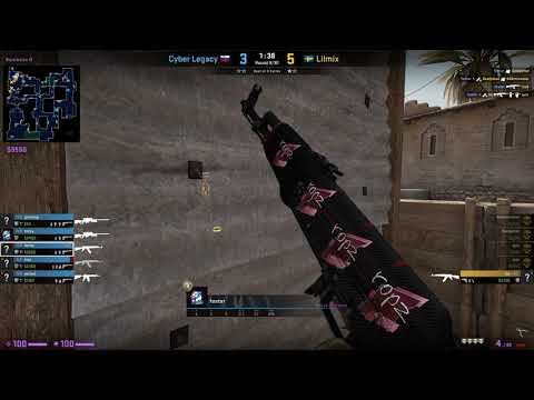 ACE  - fostar vs Lilmix -  cyber legacy vs lilmix m2 dust2