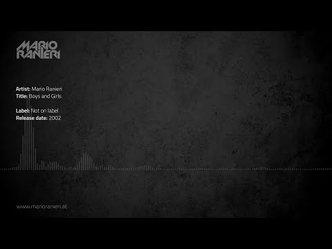 Mario Ranieri - Boys and Girls 🎶 Official Audio