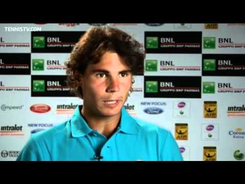 Nadal Scrapes Past Lorenzi In Rome Opener