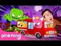 The Wheels On The Halloween Bus Go Round And Round Escape The Monsters Hoi Official Pinkfong