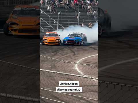 James deane vs Orjan nilsen Driftmasters Ferropolis #driftmasters #formuladrift #drifting #drift