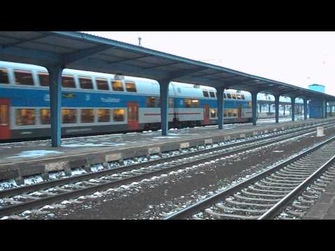 Odjezd vlaku Os 6917 (ČD 471.017) - Lovosice, 26. 1. 2013