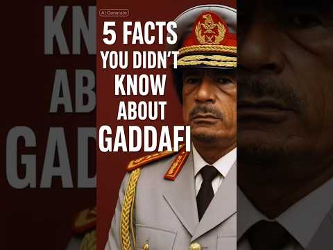 5 Facts You Didn’t Know About Muammar Gaddafi