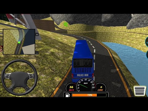 Police Bus Driving Simulator Offroad Transport Duty Android Gameplay