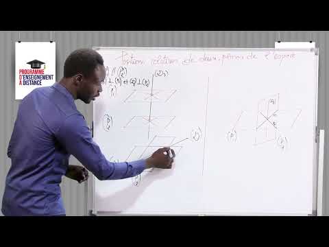 L120 POSITIONS RELATIVES DE DEUX PLANS DE L'ESPACE