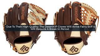 Video thumbnail: Review: Nokona DesertKIP Pro Select Series Youth Baseball Gloves