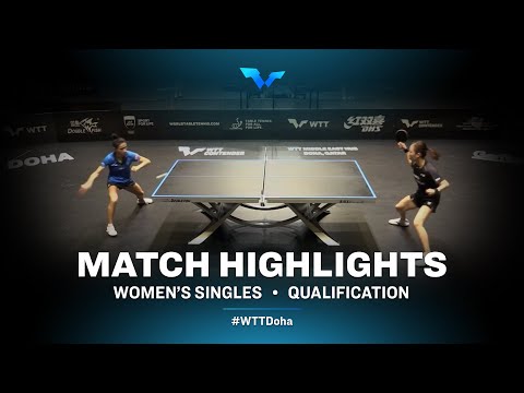 Giorgia Piccolin vs Yang Haeun | WTT Contender Doha 2021 | Women's Singles | QUAL Highlights