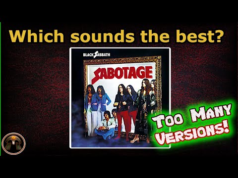 BLACK SABBATH (original vs. remasters) Sabotage　ブラック・サバスのサボタージュ