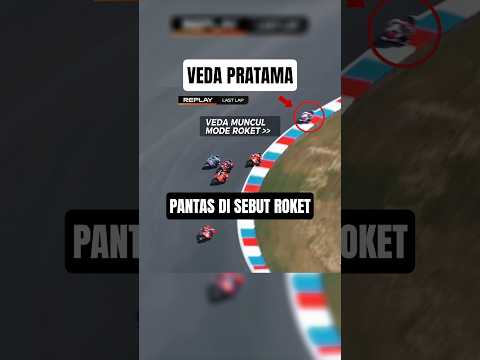 Pantas di sebut ROKET #vedaegapratama #moto3 #motogp