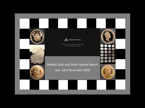 Gold and Silver weekly update w/e  23rd Nov 2018 Video