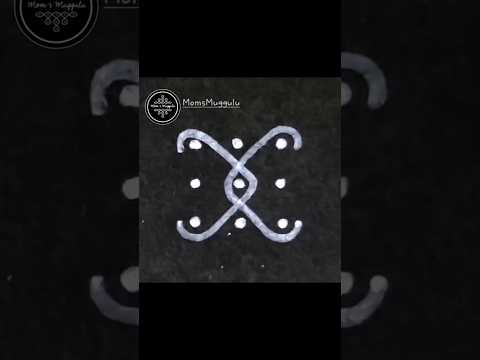 💫Simple 3 Dots Muggu💫 #muggulu @MomsMuggulu #shorts #kolam #viralshorts #trending #trendingshorts #