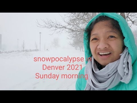 Storm in March 2021 Denver Colorado